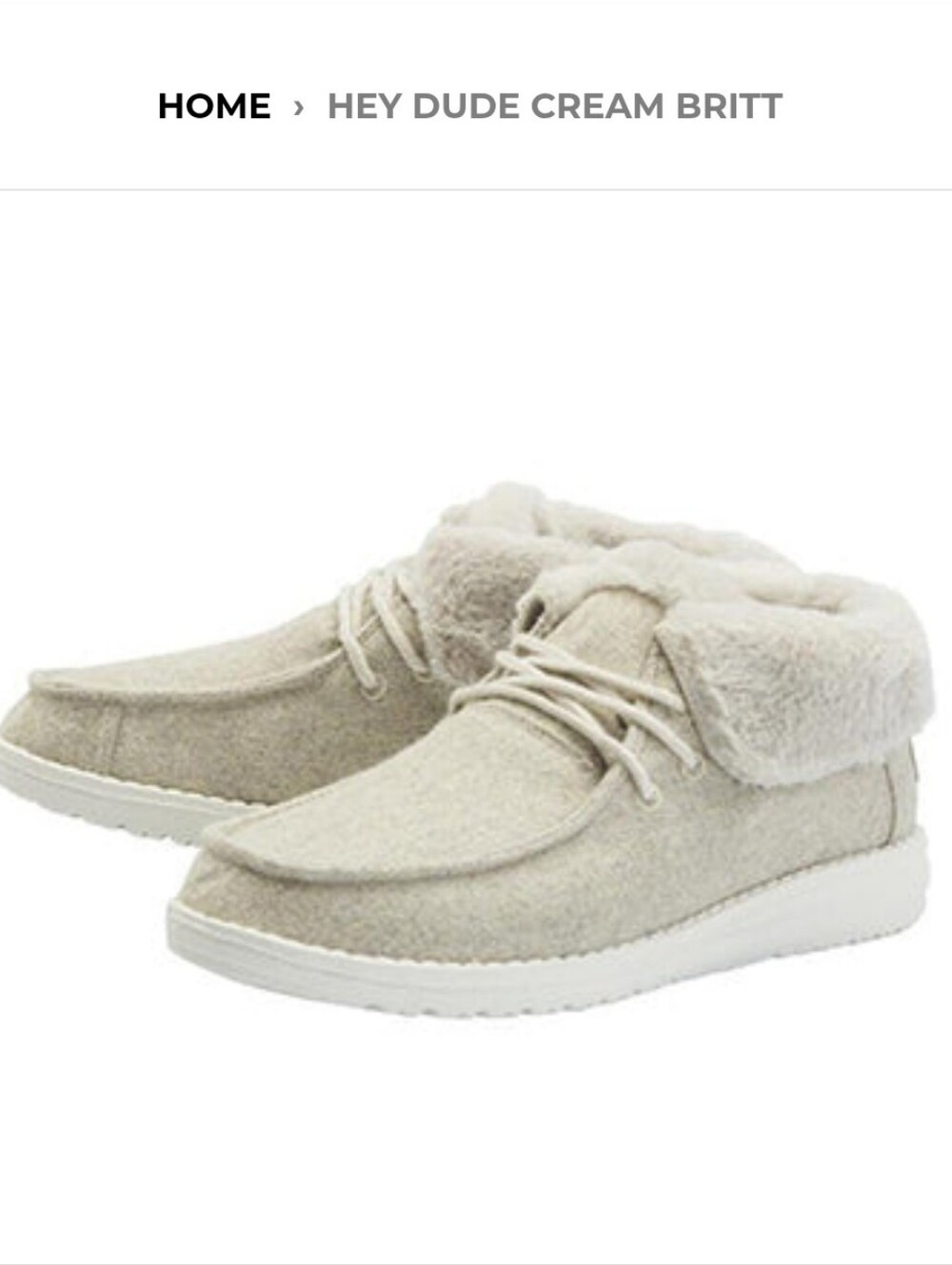 Hey Dude Brit Shoes